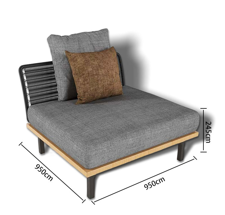 Teak Outdoor Furniture Teak Garden Corner Sofa