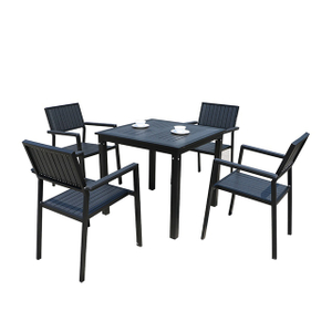 Aluminium Outdoor Garden Furniture with One Table And Four Chairs