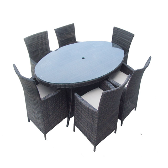 Rattan Outdoor Furniture Coffee Table with 4 Seater