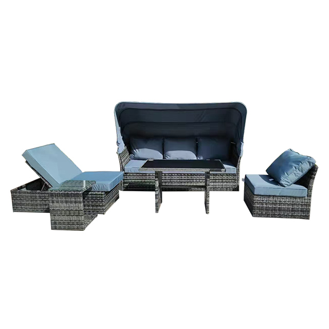 Rattan Outdoor Daybed Sunbed Lounge Sofa Chair Garden Sets